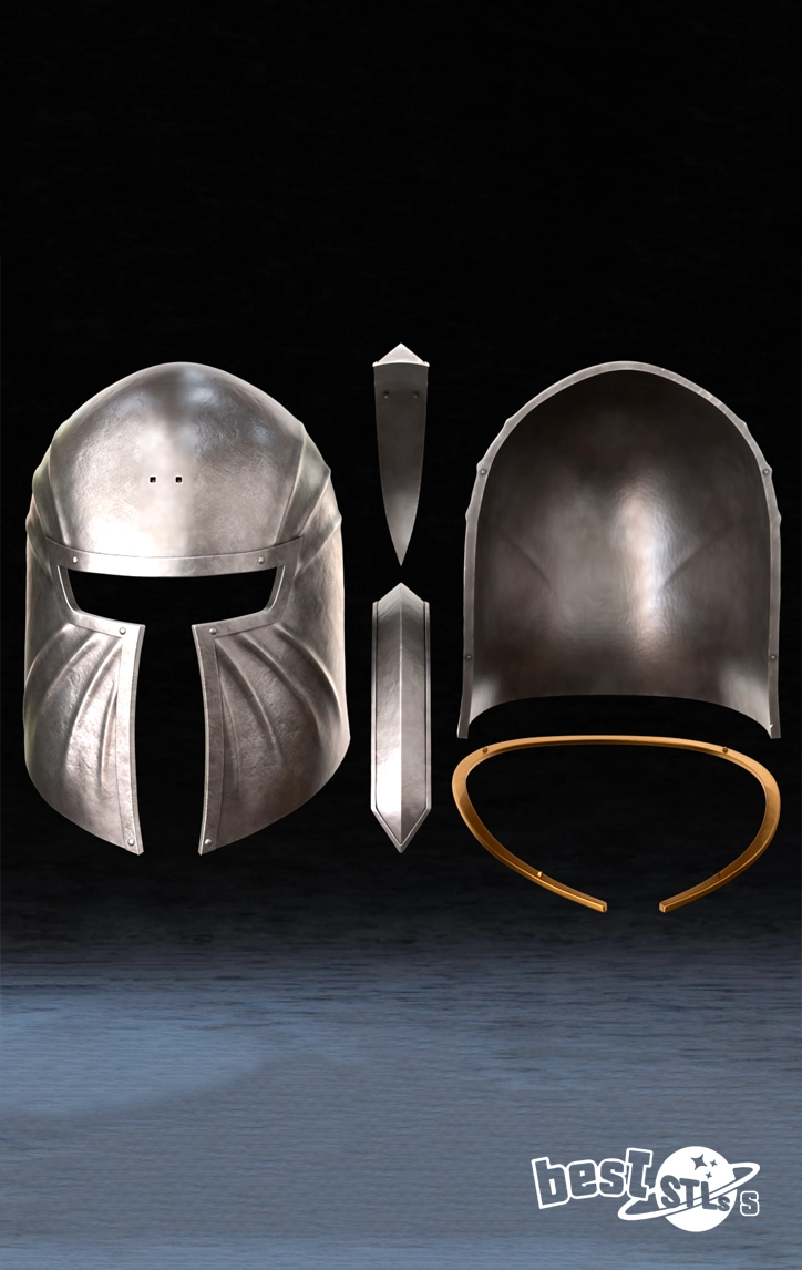 Blackwood Steel Armor Helmet STL