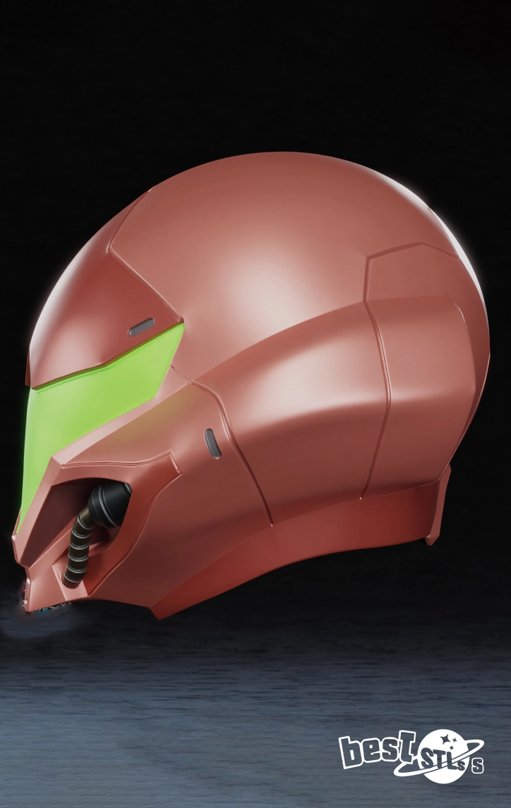 Samus Dread Helmet STL – Metroid 3D Print File