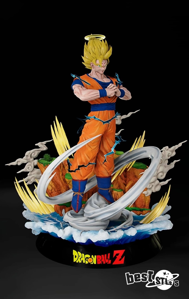 Son Goku SSJ2 & SSJ3 STL