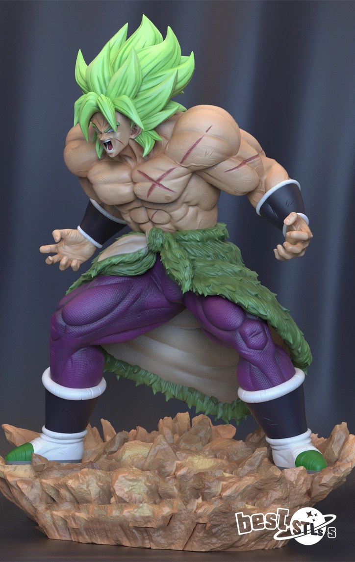 Broly STL – Dragon Ball 3D Print File