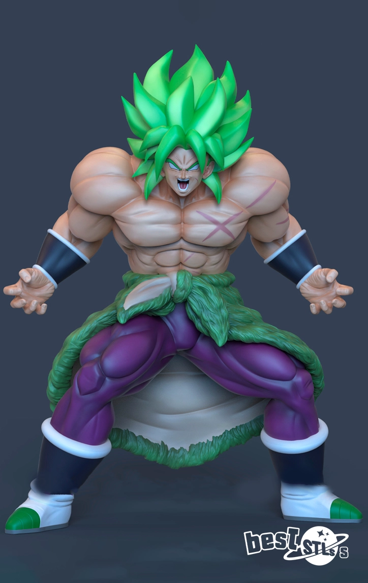 Broly STL – Dragon Ball 3D Print File