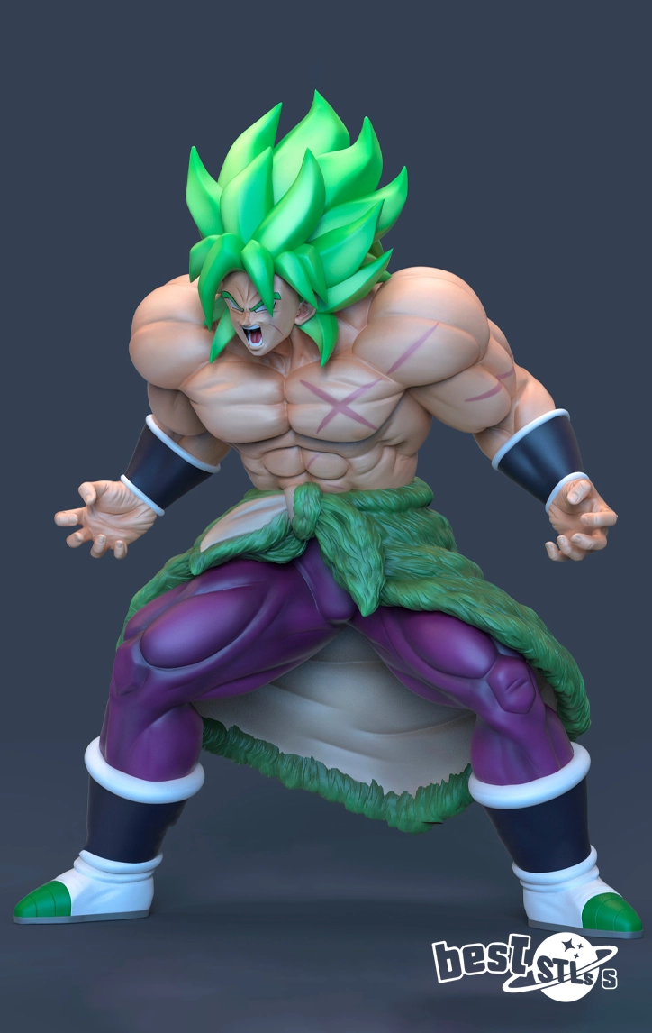 Broly STL – Dragon Ball 3D Print File