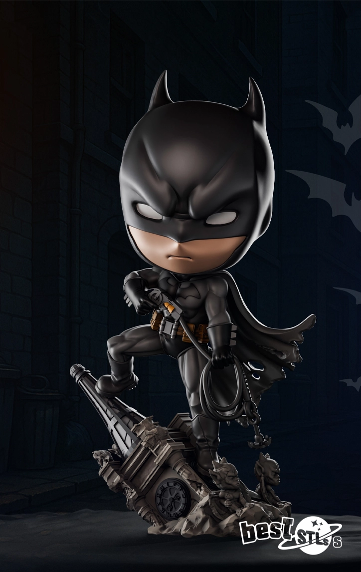 Batman Chibi STL 3D Model