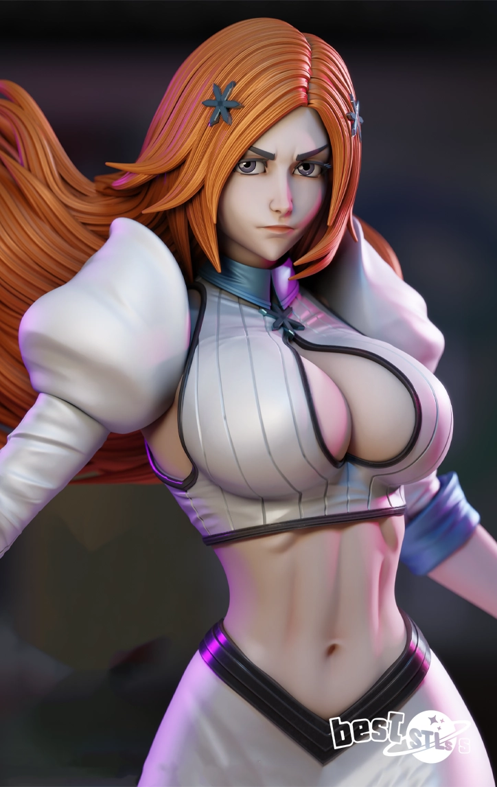 Orihime NSFW STL Bleach 3D Print Model for Anime Collectors - Image 6
