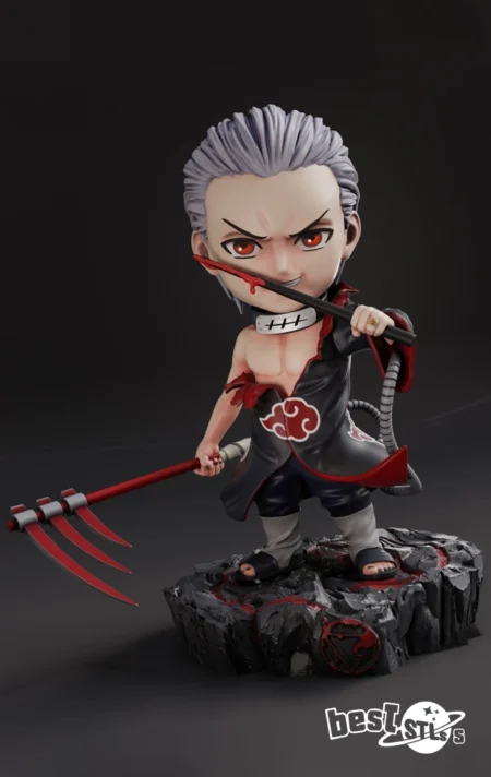 Chibi Hidan STL Naruto 3D Print Model