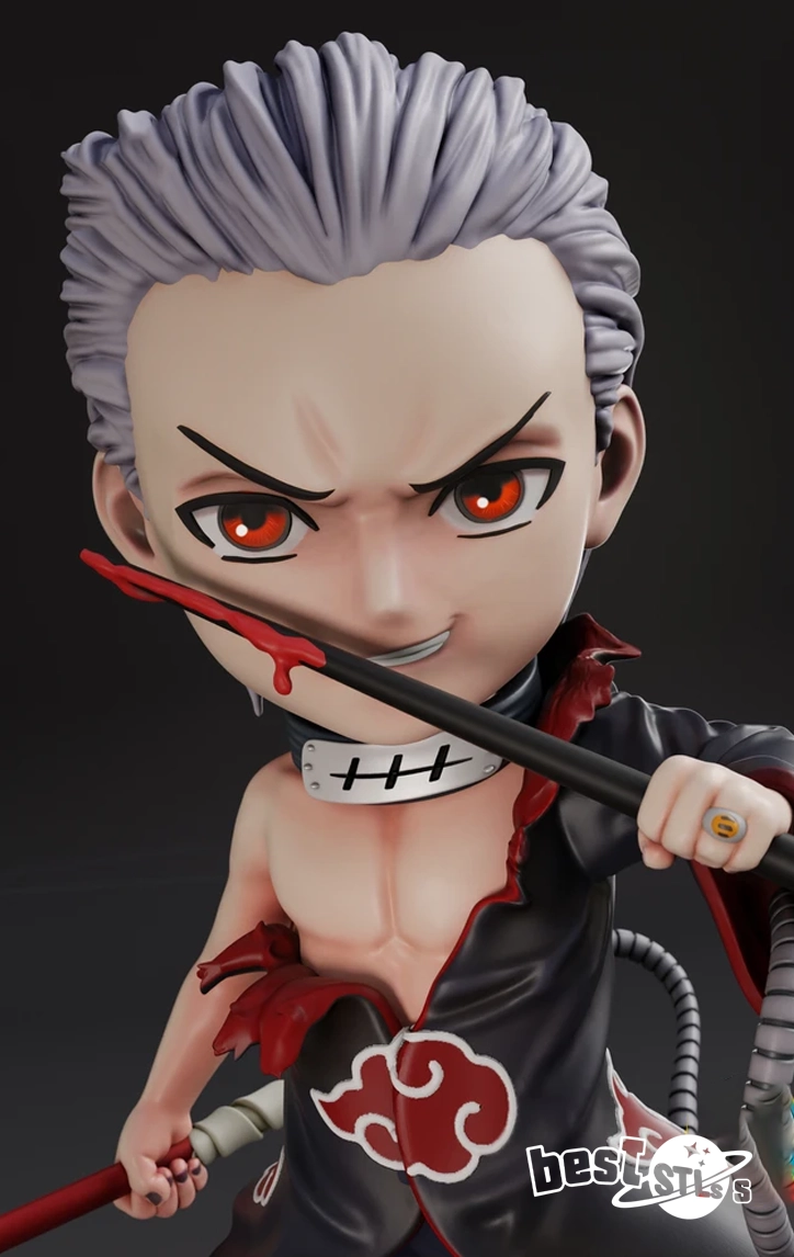 Chibi Hidan STL – Naruto 3D Print Model