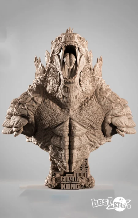 Godzilla Portrait Bust 3D Print Model