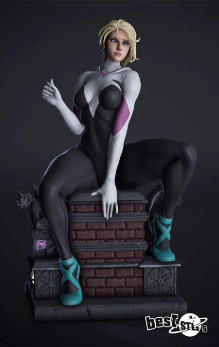 Gwen Stacy Shadaloo NSFW STL