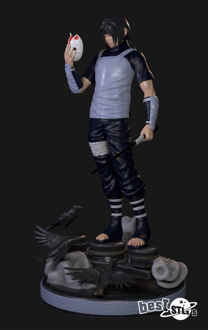 Itachi Uchiha Anbu STL – Naruto 3D Print Model