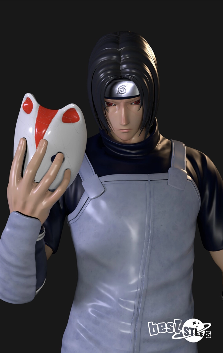 Itachi Uchiha Anbu STL – Naruto 3D Print Model