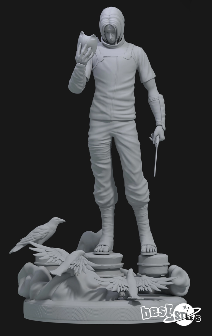 Itachi Uchiha Anbu STL – Naruto 3D Print Model