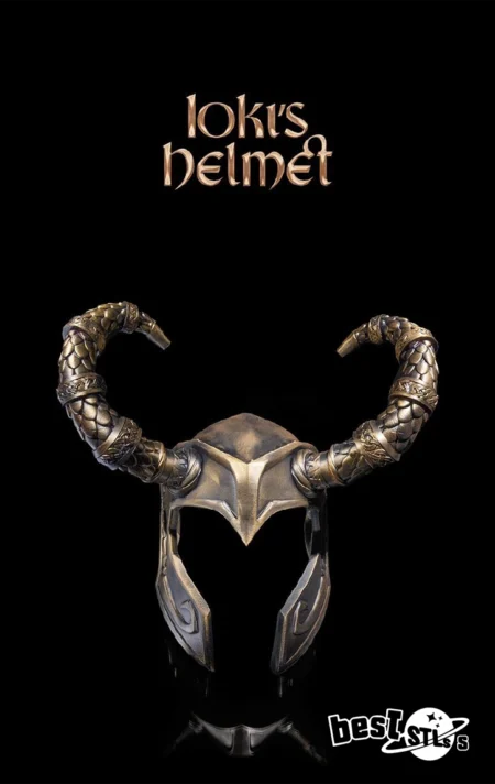 Best Loki’s Helmet STL Marvel Cosplay & 3D Print File