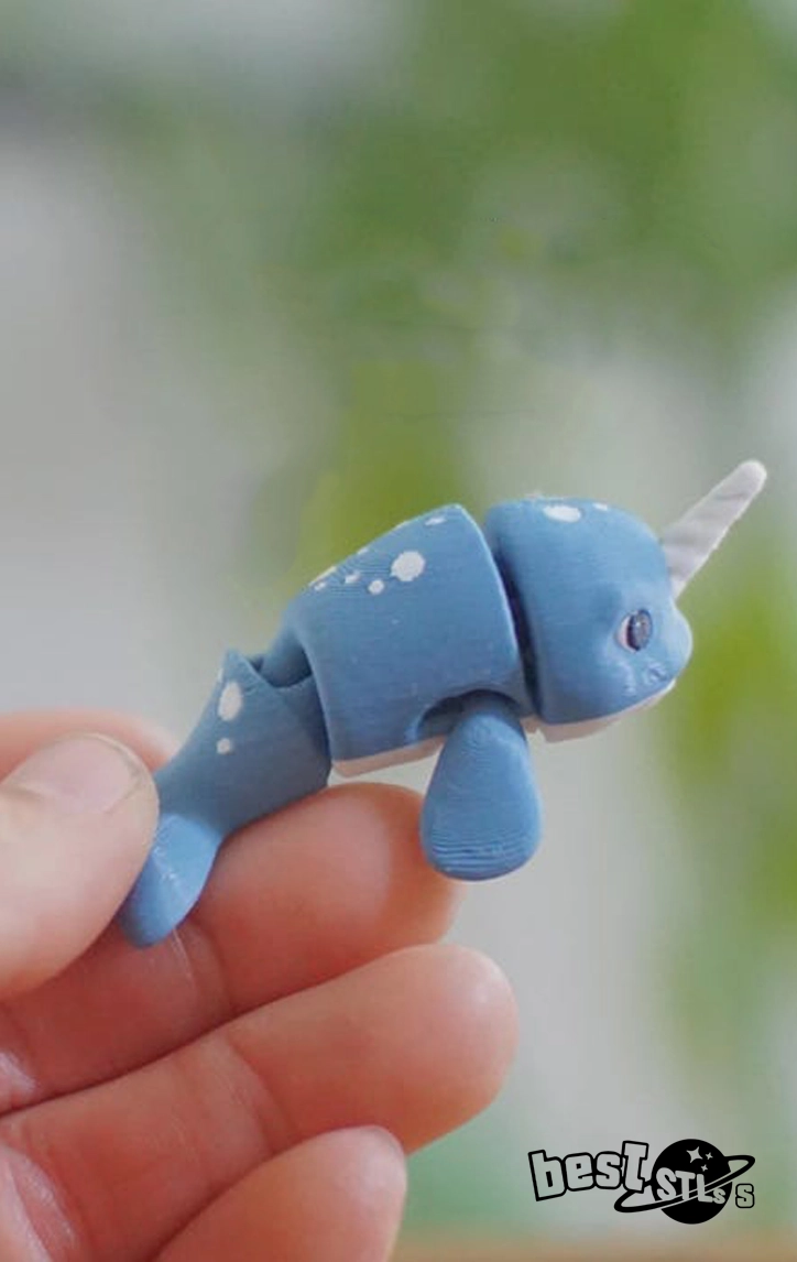 Best Baby Narwhal STL 3D Print Model for Cute Ocean Animal Collectors - Image 2