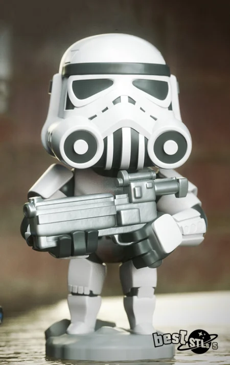 Stormtrooper Chibi STL 3D Print Model