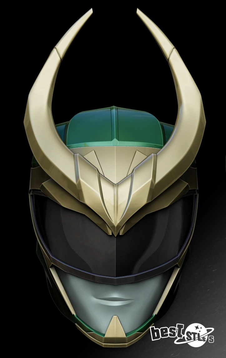 Best Loki Ranger Helmet STL 3D Print File Marvel Cosplay 3D Model