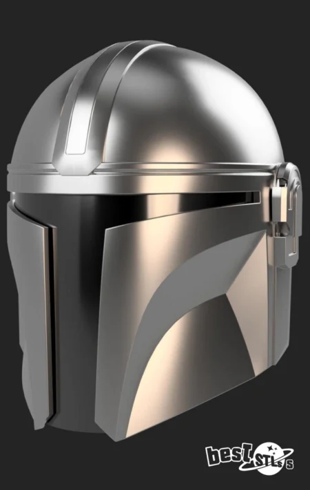The Mandalorian Helmet STL Star Wars Cosplay 3D Print File