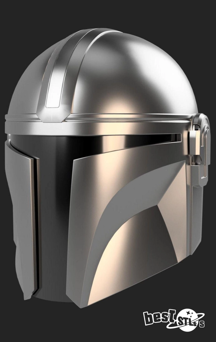 The Mandalorian Helmet STL Star Wars Cosplay 3D Print File