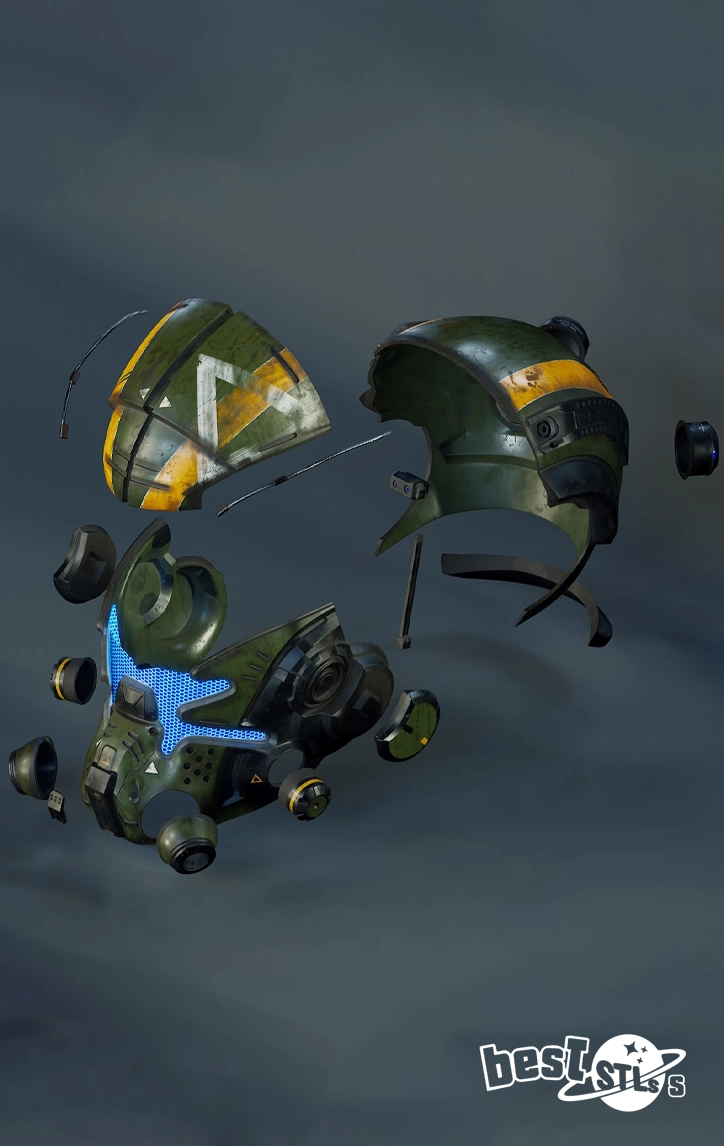 Titanfall Jack Cooper Pilot Helmet STL