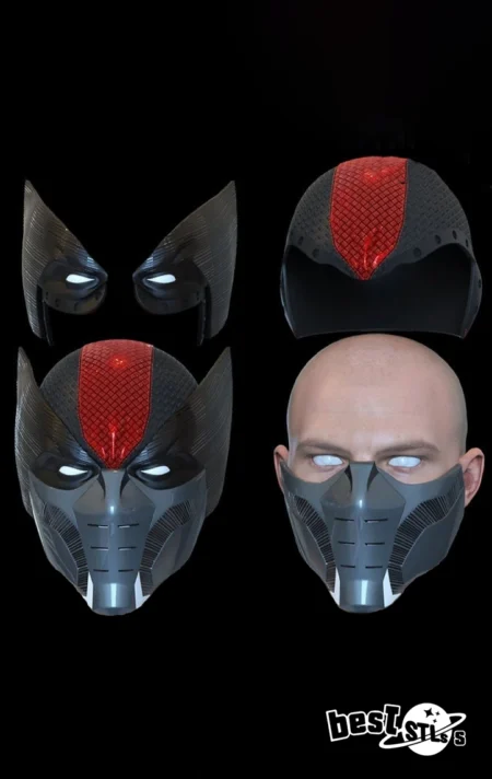 Ultimate Wolverine Helmet STL