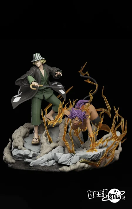 Urahara x Yoruichi STL Bleach