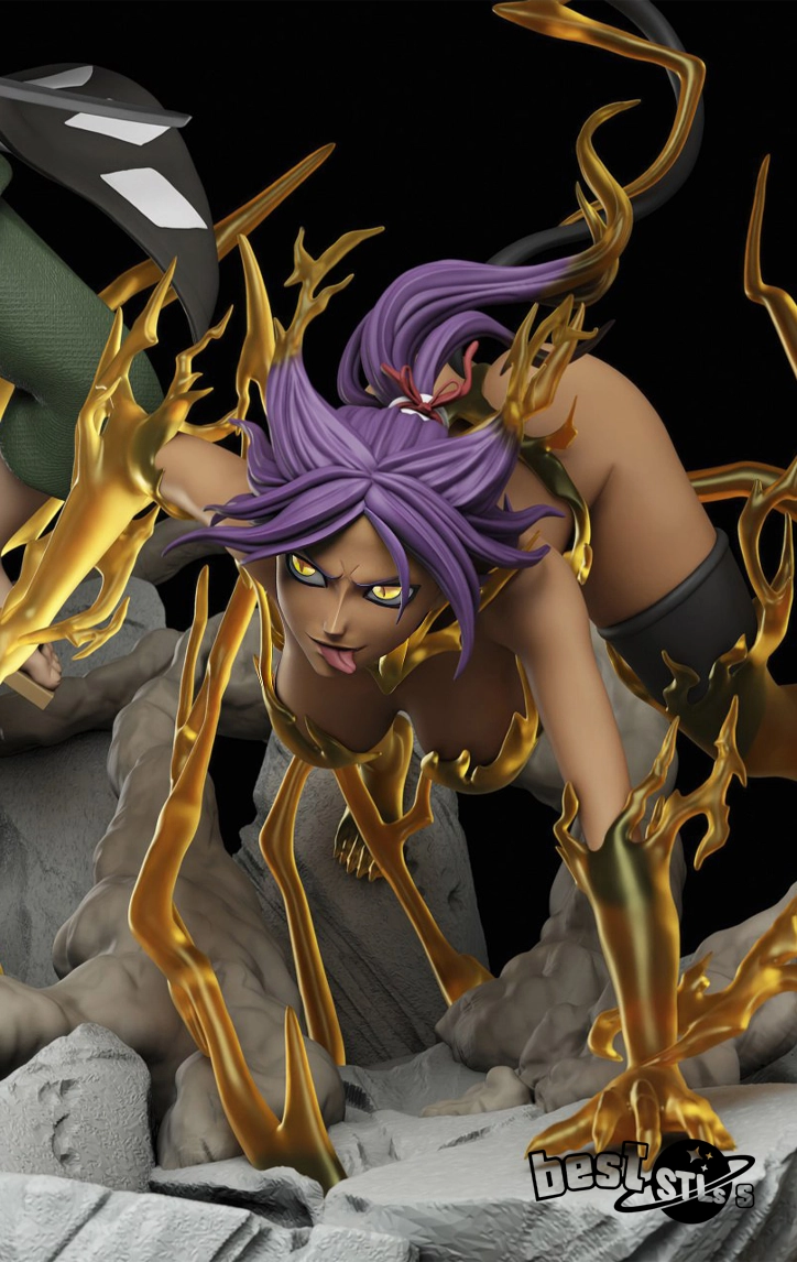 Best Urahara x Yoruichi STL Bleach 3D Print Model for Anime Collectors & 3D Printing Fans - Image 3