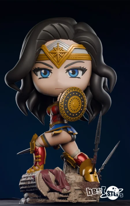 Chibi Wonder Woman STL 3D Model