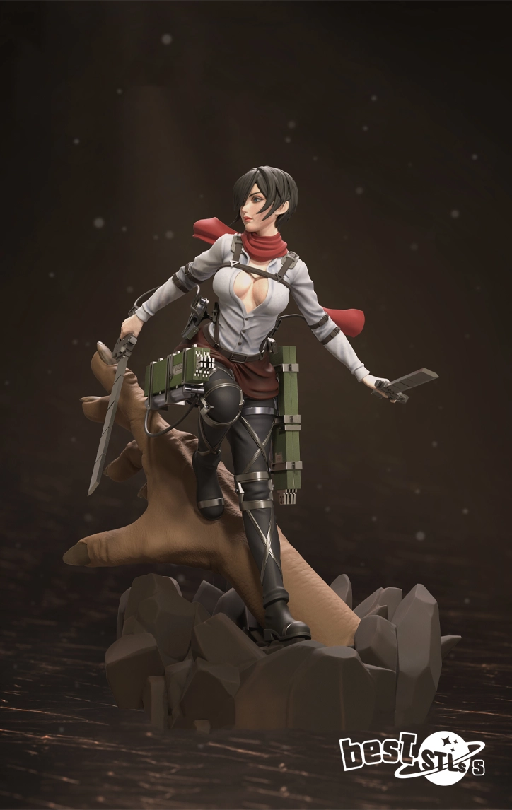Mikasa Ackerman Attack on Titan STL