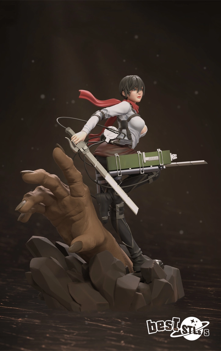 Mikasa Ackerman Attack on Titan STL