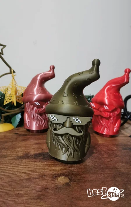 Christmas Cool Gnome STL