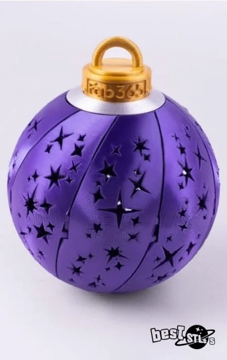 Christmas Ornament Diagonal STL Holiday 3D Print Decoration