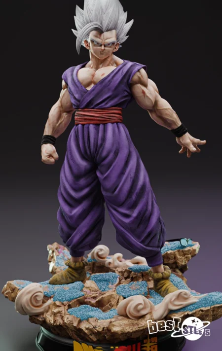 Gohan STL Premium Dragon Ball Anime 3D Print Model