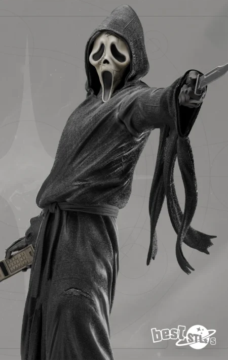 Ghostface STL Premium Horror Movie 3D Print Model