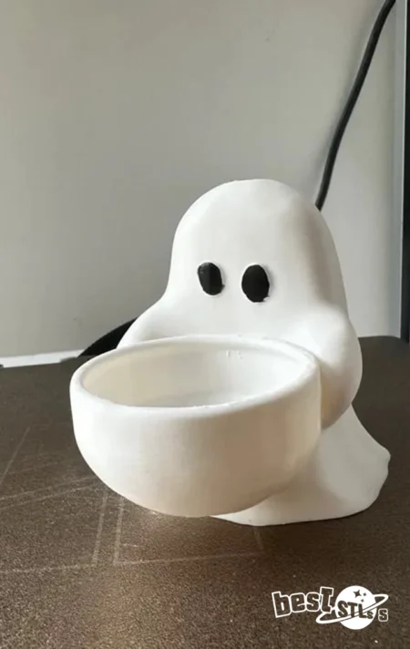 Halloween Funny Ghost Candlestick STL