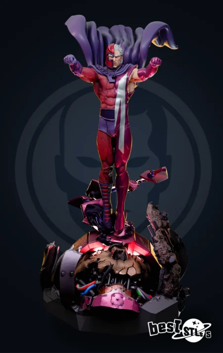 Magneto STL Premium Marvel Villain 3D Print Model