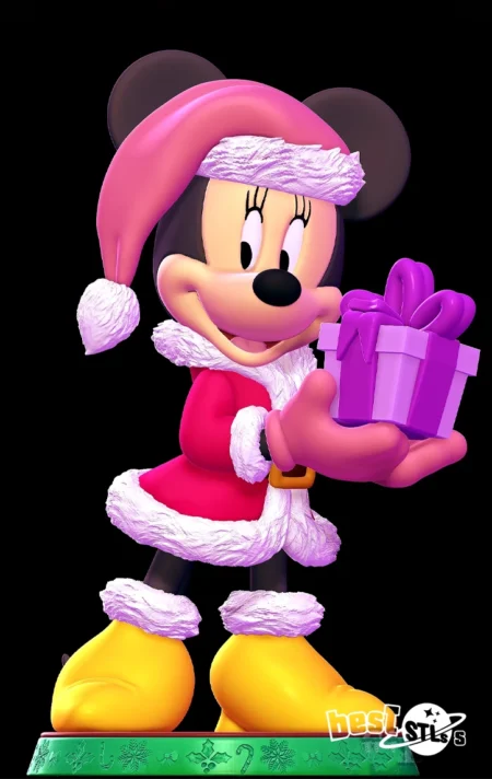 Minnie Mouse Christmas STL