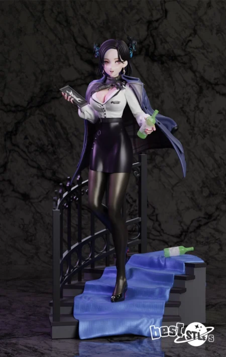 Nerissa Ravencroft STL Hololive EN Advent VTuber 3D Print Model