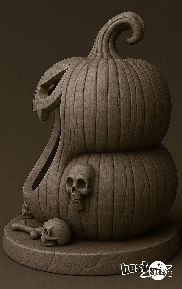 Pumpkin Treat Keeper Halloween Candy Bowl STL