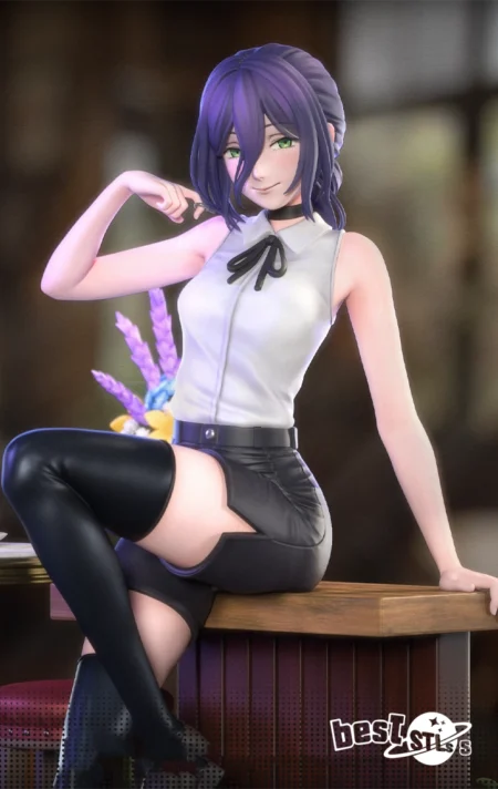 Reze Chainsaw Man STL Premium Anime 3D Print Model