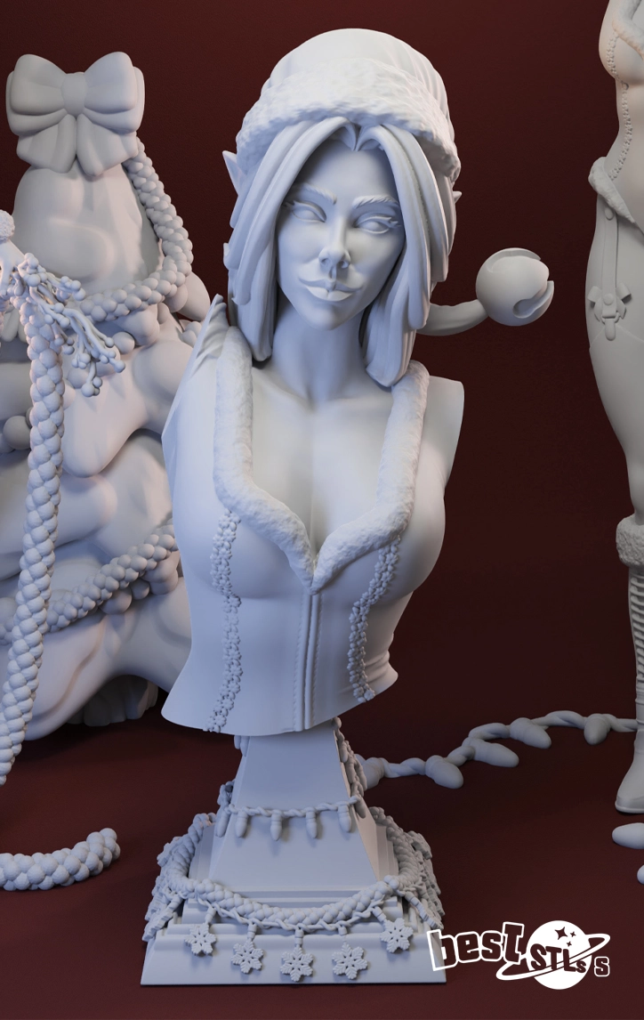 Veera the Christmas Elf STL