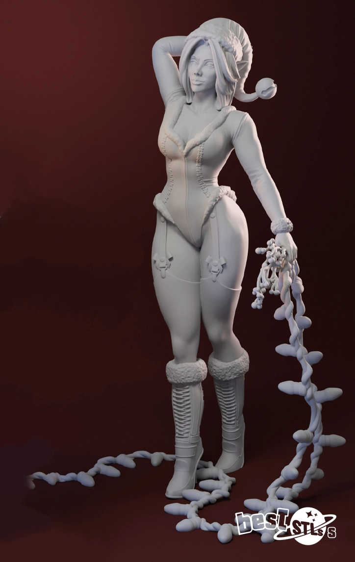 Veera the Christmas Elf STL