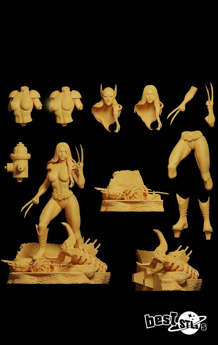 X-23 NSFW STL Adult Marvel Inspired 3D Print Model - Image 8