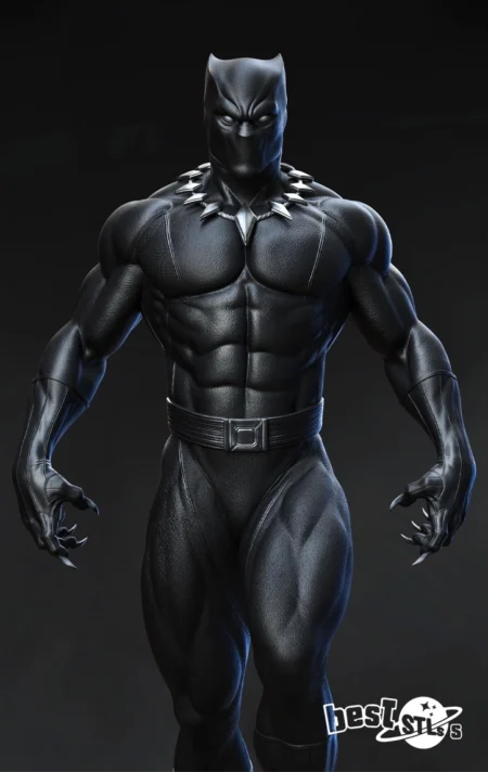 Black Panther STL 3D Print Model