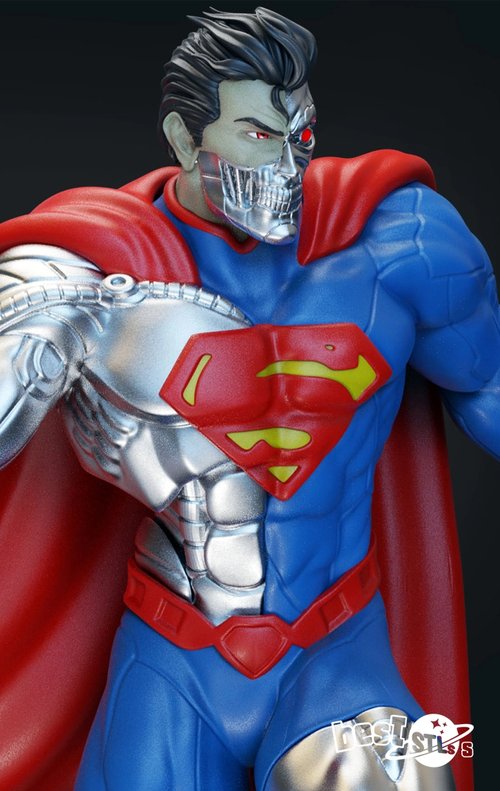 Cyborg Superman STL 3D Print Model - Image 5