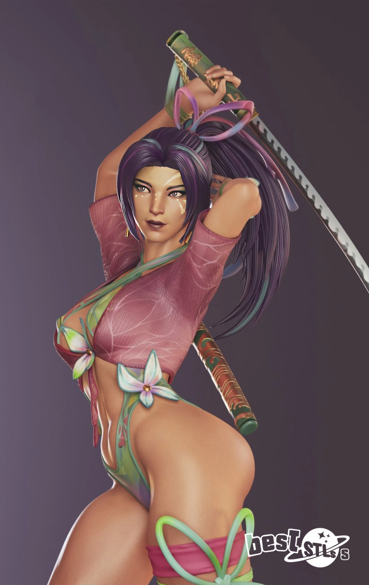 Psylocke X-Men STL 3D Print Model