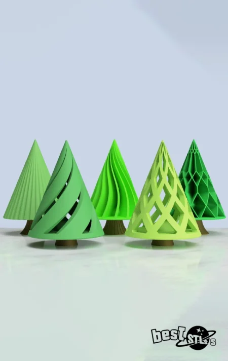 Christmas Tree Set STL