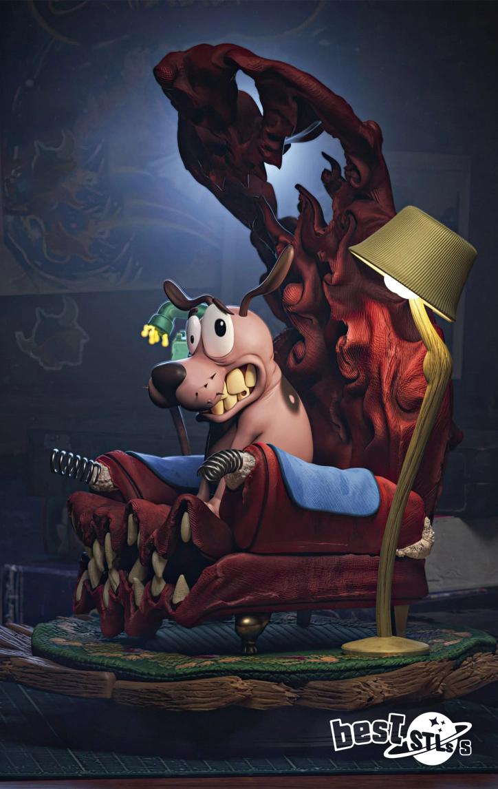 Courage The Cowardly Dog STL