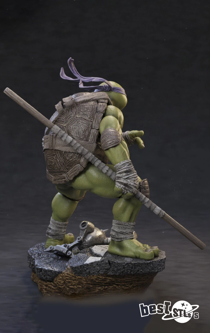 Donatello TMNT STL 3D Print Model - Image 4