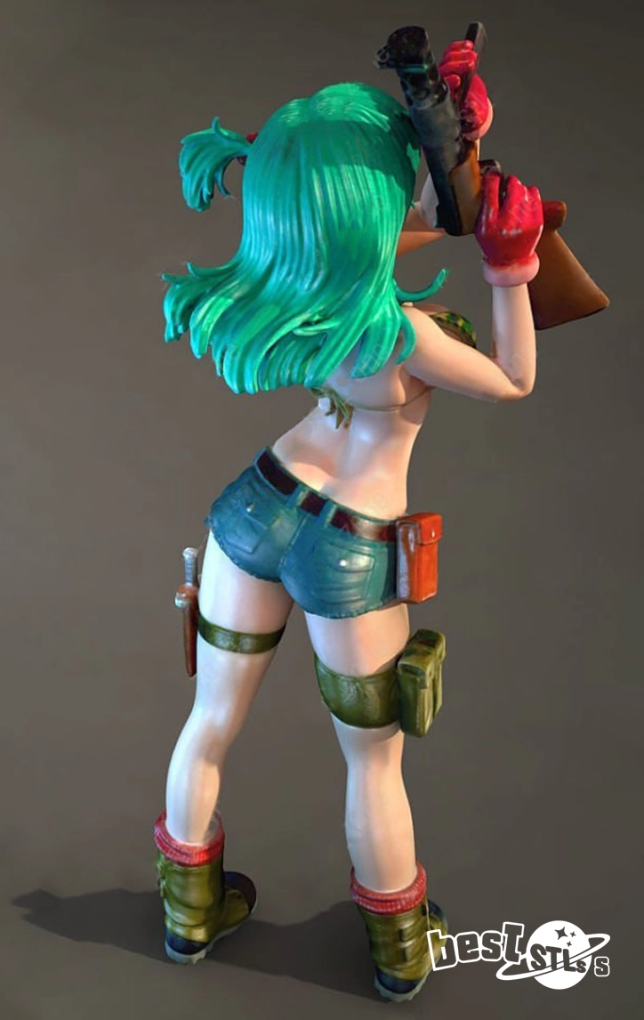 Dragon Ball Bulma STL 3D Print Model - Image 4