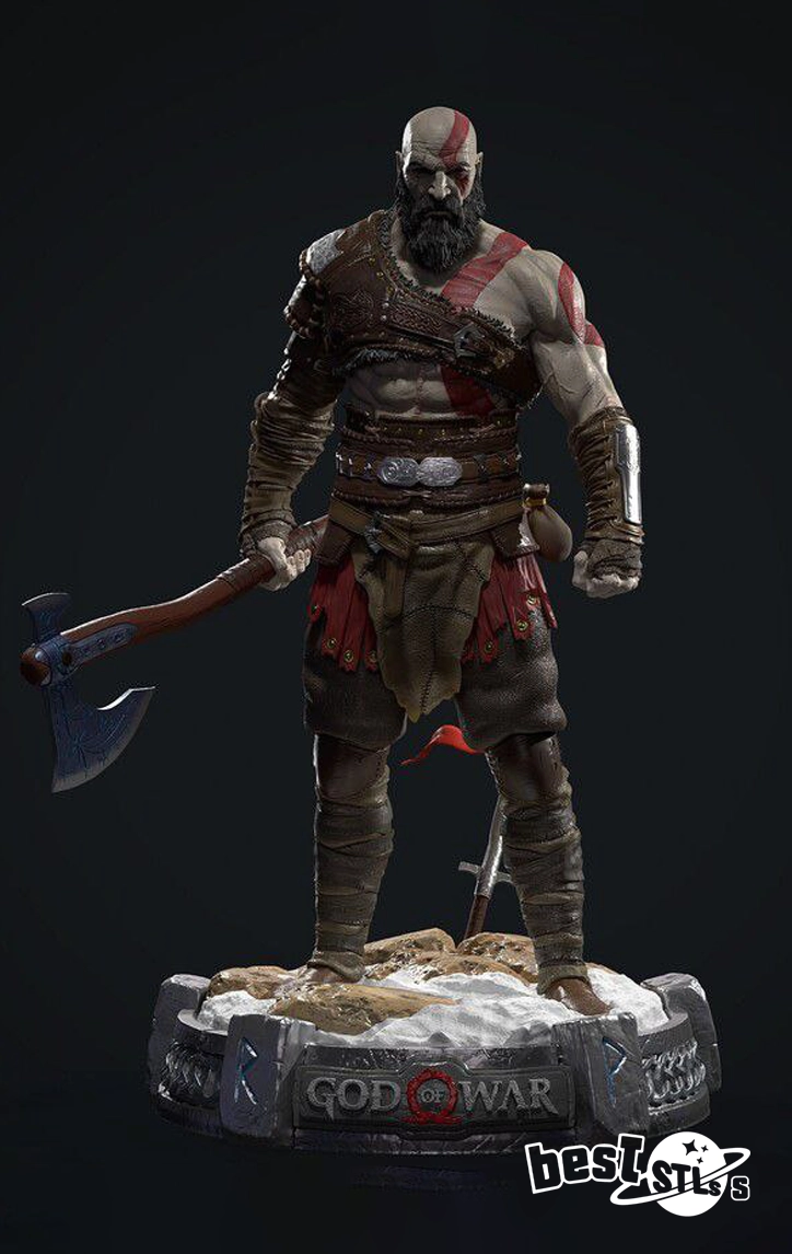 Kratos God of War STL