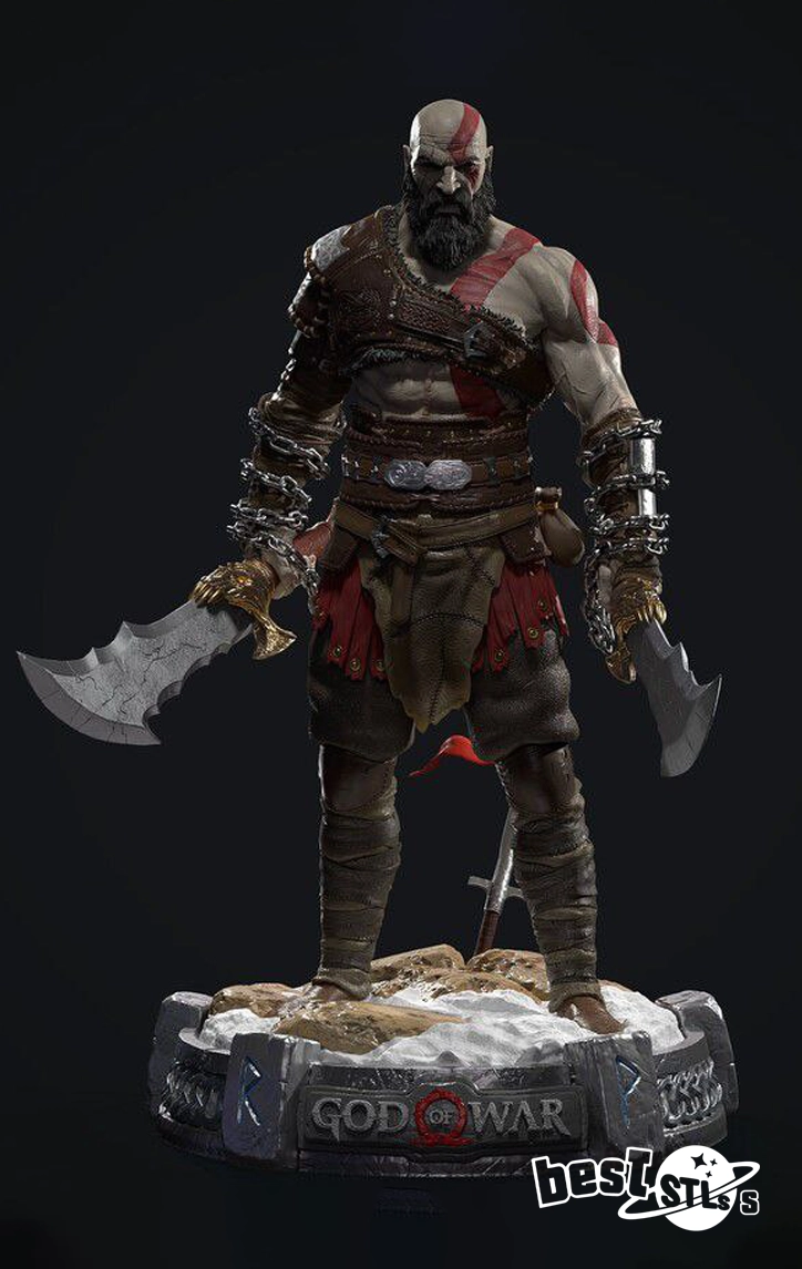 Kratos God of War STL